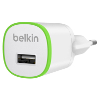 Зарядний пристрій Belkin USB Micro Charger (220V + LIGHTNING сable, USB 1A) (F8J025vf04-WHT)