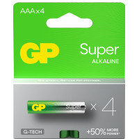 Батарейка GP AAA LR3 Super Alcaline * 4 (GP24A-2UE4 / GP24APCRC-2UE4)