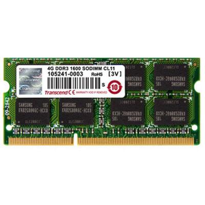 Модуль пам'яті для ноутбука SoDIMM DDR3 4GB 1333 MHz Transcend (JM1333KSN-4G)