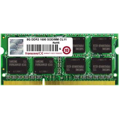 Модуль пам'яті для ноутбука SoDIMM DDR3 8GB 1333 MHz Transcend (TS1GSK64V3H)