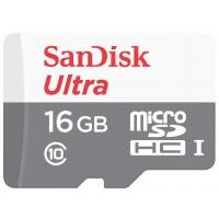 Карта пам'яті SanDisk 16GB microSDHC class 10 UHS-I (SDSQUNB-016G-GN3MN)