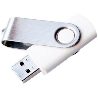 USB флеш накопичувач Goodram 8GB Twister White USB 2.0 (PD8GH2GRTSWR9)