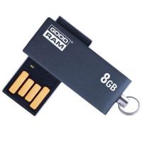 USB флеш накопичувач Goodram 8GB UCU2 Cube Graphite USB 2.0 (UCU2-0080E0R11)