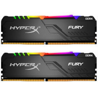 Модуль пам'яті для комп'ютера DDR4 16GB (2x8GB) 3466 MHz HyperX FURY RGB Kingston Fury (ex.HyperX) (HX434C16FB3AK2/16)