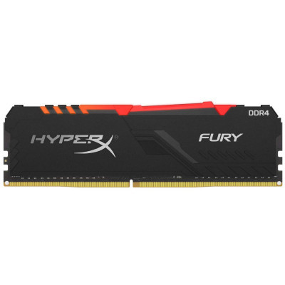 Модуль пам'яті для комп'ютера DDR4 16GB 3600 MHz HyperX Fury RGB Kingston Fury (ex.HyperX) (HX436C17FB3A/16)
