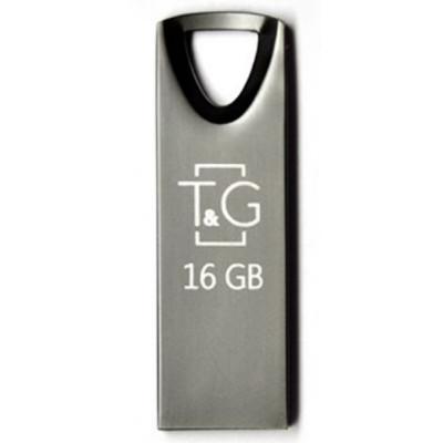 USB флеш накопичувач T&G 16GB 117 Metal Series Black USB 2.0 (TG117BK-16G)
