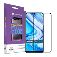 Скло захисне MakeFuture Xiaomi Poco X3 Full Cover Full Glue (MGF-XPX3)