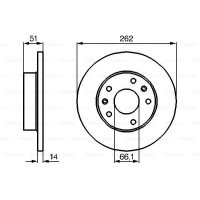 Гальмівний диск Bosch 0 986 478 991