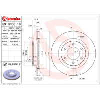 Brembo brake disc 09.B636.11