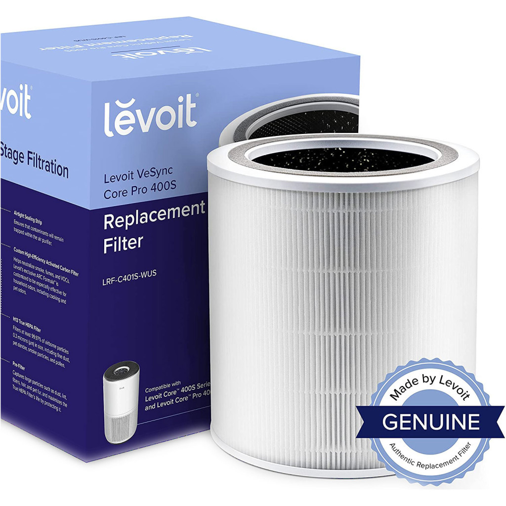 Фільтр для очисника/зволожувача повітря Levoit Core 400S True HEPA 3-Stage (HEACAFLVNEU0052)