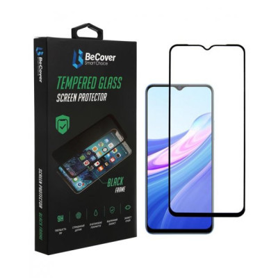 Скло захисне BeCover Vivo Y33s / Y21 Black (707248)