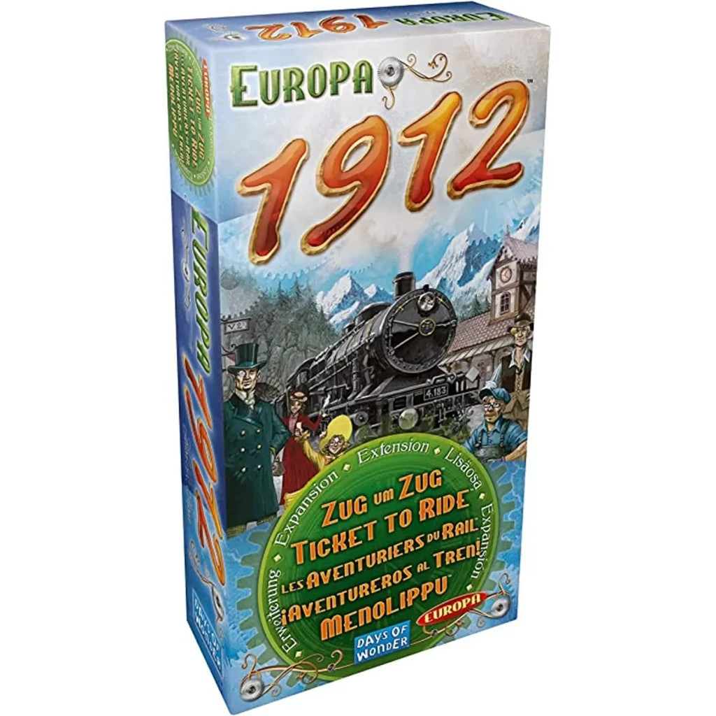 Настільна гра Days of Wonder Ticket to Ride - Europe 1912 Expansion - MULTI, англійська (824968299111) Настільна гра Days of Wonder Ticket to Ride - Europe 1912 Expansion - MULTI, англійська (824968299111)