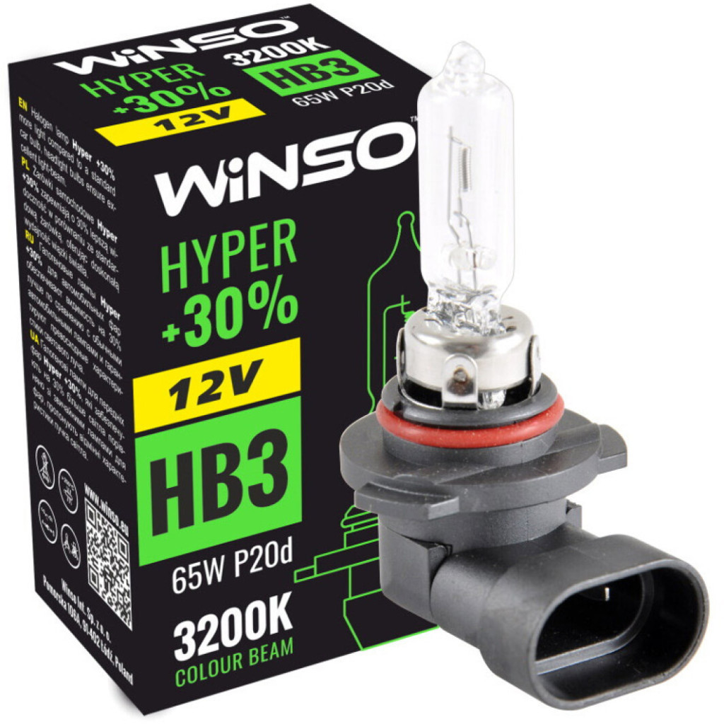 Автолампа WINSO HB3 TRUCK +30 65W (712500)