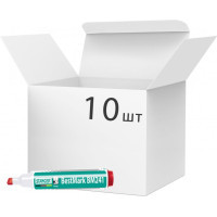 Stanger marker for dry erase boards, 1-4 mm wedge. tip red 10 pcs (MARKER-BOA-STM241R10)