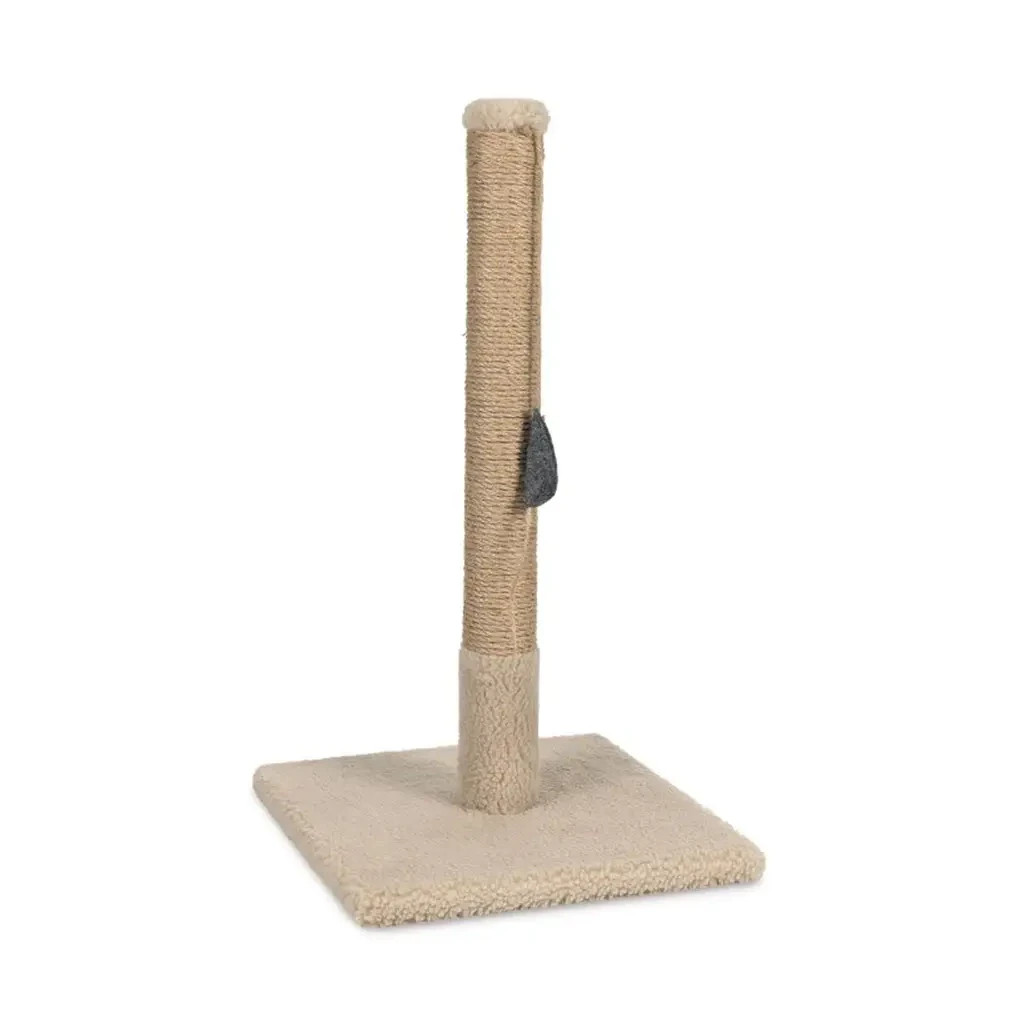 Дряпка (кігтеточка) для котів Природа Мімі 36x36x64 см (бежева) (4823082425235)