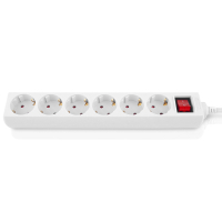 Network power filter REAL-EL RS-6 Protect M 5m, white (EL122300035)