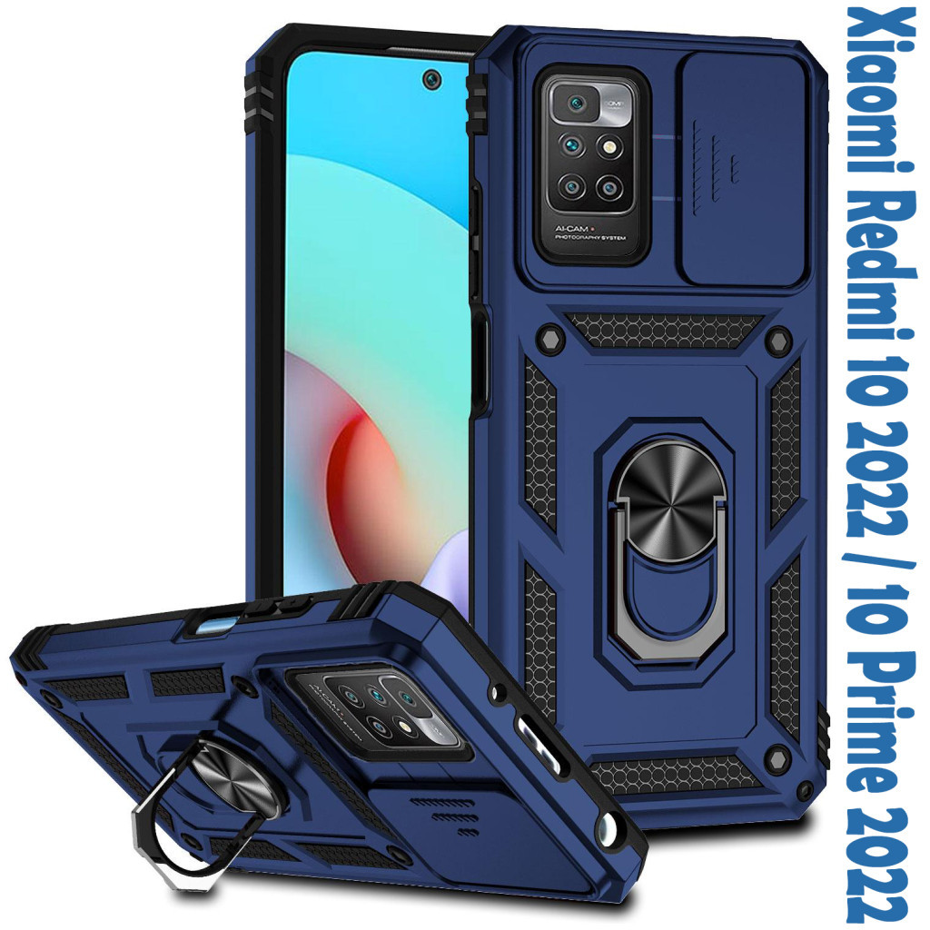 Чохол до мобільного телефона BeCover Military Xiaomi Redmi 10 2022 / 10 Prime 2022 Blue (708220) Чохол до мобільного телефона BeCover Military Xiaomi Redmi 10 2022 / 10 Prime 2022 Blue (708220)