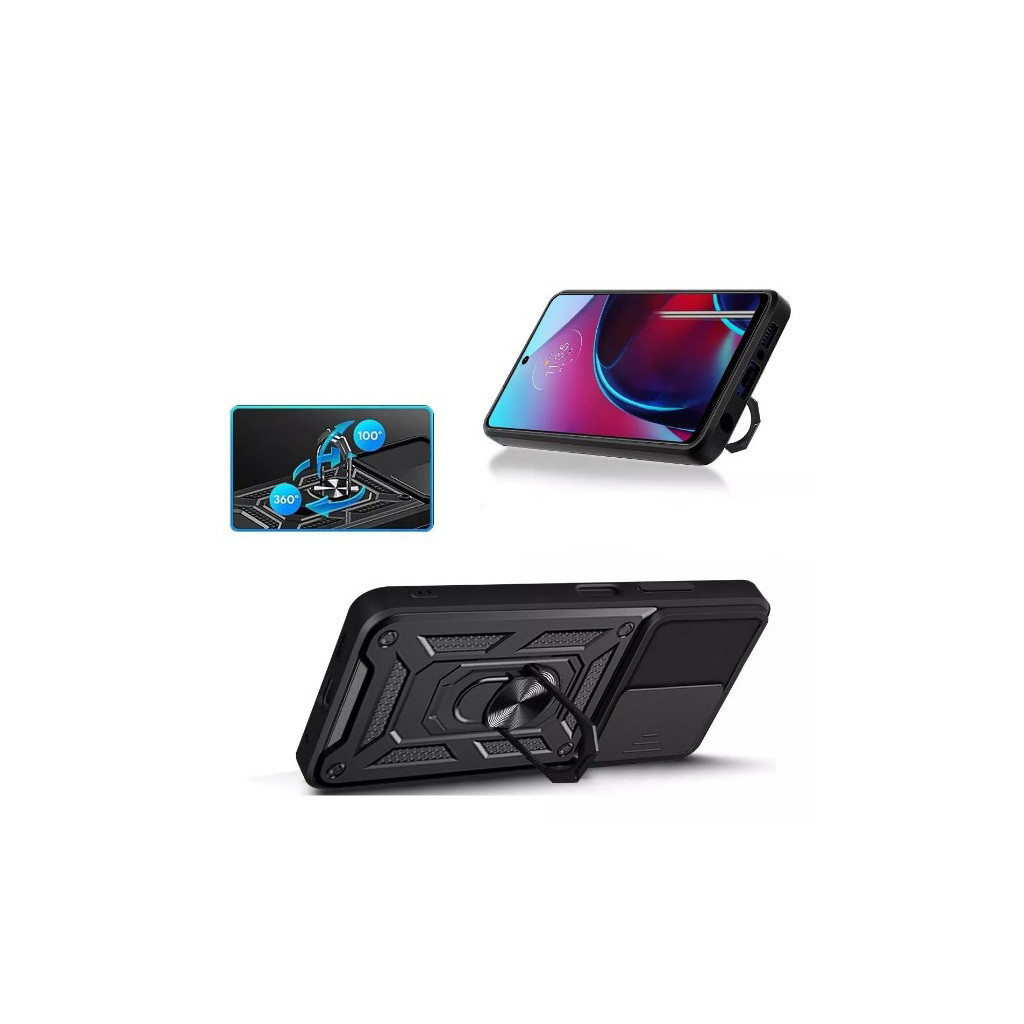 Чохол до мобільного телефона BeCover Military Motorola Moto G22 Black (708186) Чохол до мобільного телефона BeCover Military Motorola Moto G22 Black (708186)