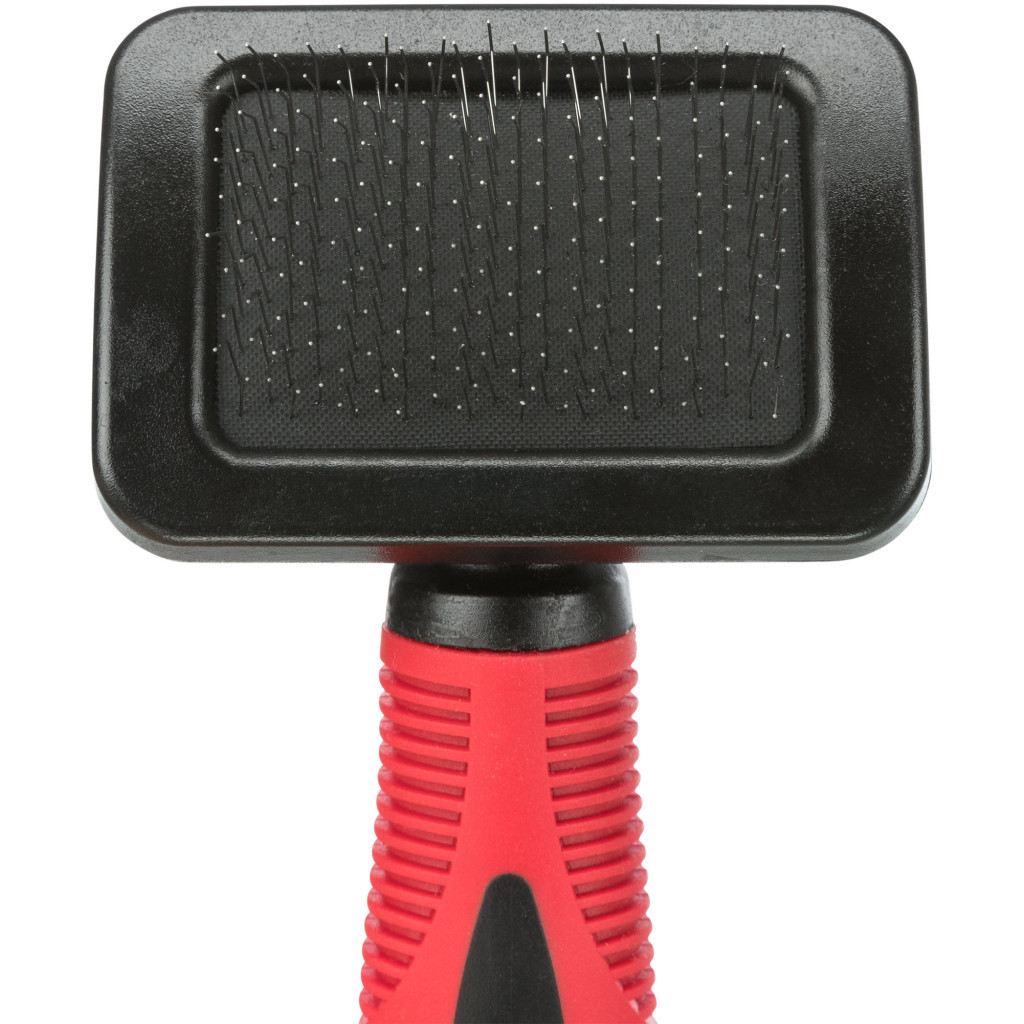 Гребінець для тварин Trixie Щітка-пуходерка 7х16 см (4011905240558)