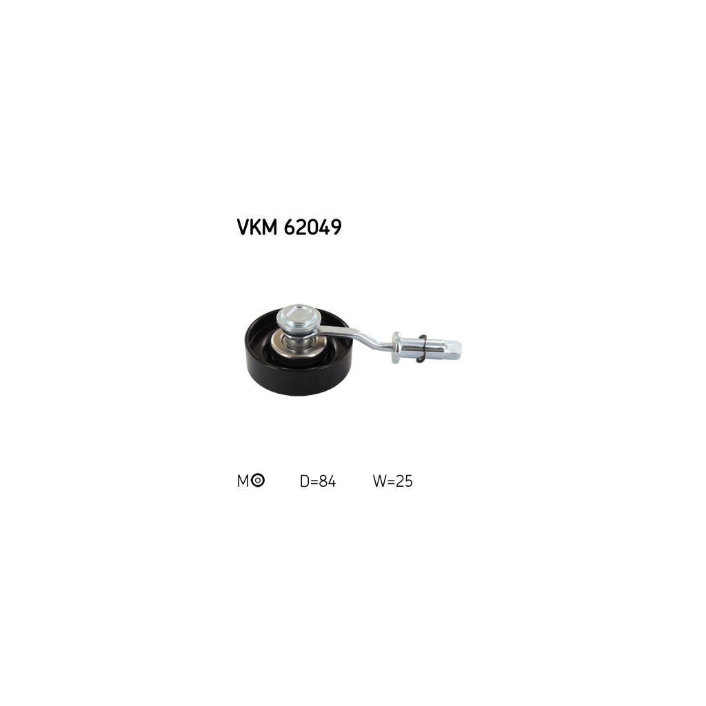 Ролик натягувача ременя SKF VKM 62049 Ролик натягувача ременя SKF VKM 62049