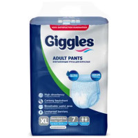 Diapers for adults Giggles Extra Large (120-170 cm) 7 pcs (8680131205592)