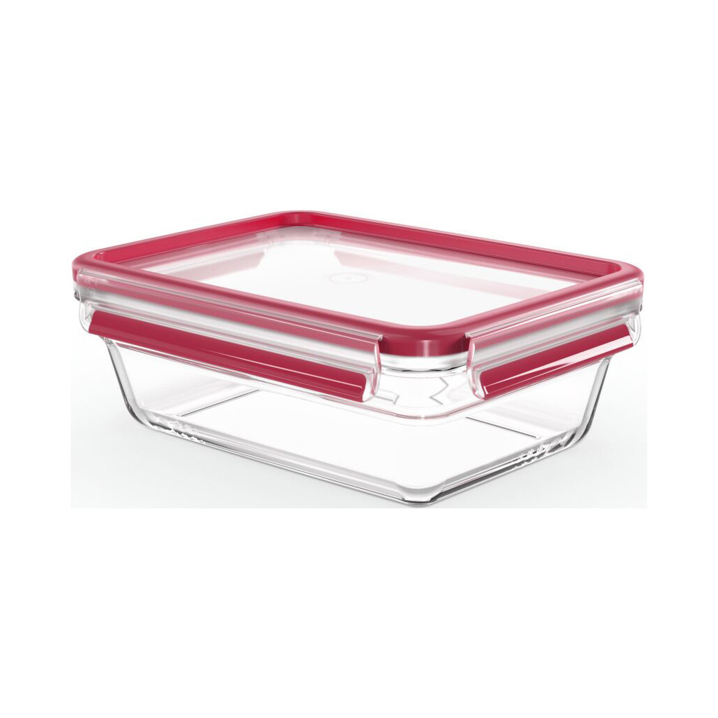 Харчовий контейнер Tefal Masterseal Glass Red 1.3 л (N1041010)