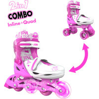 Роликові ковзани Neon Сombo Pink розмір 34-37 (NT10P4)