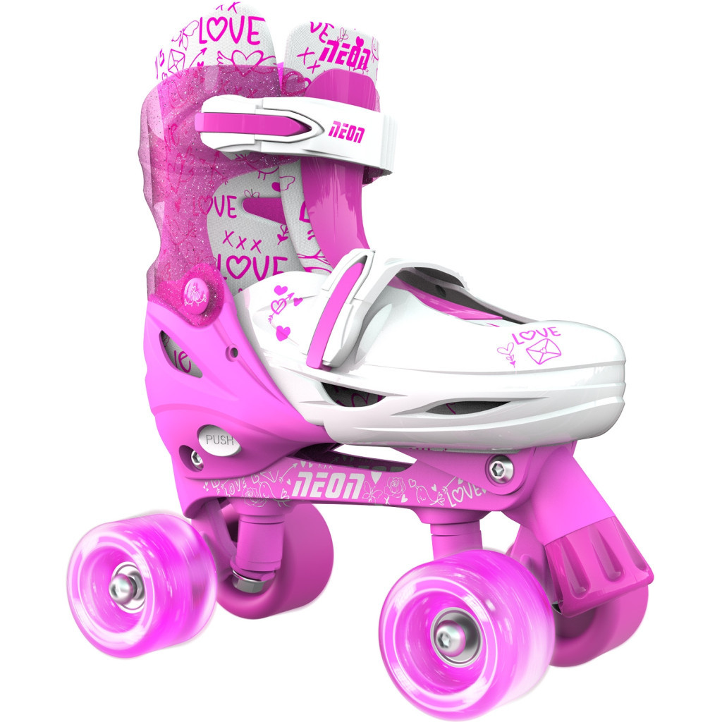 Роликові ковзани Neon Сombo Pink розмір 34-37 (NT10P4)