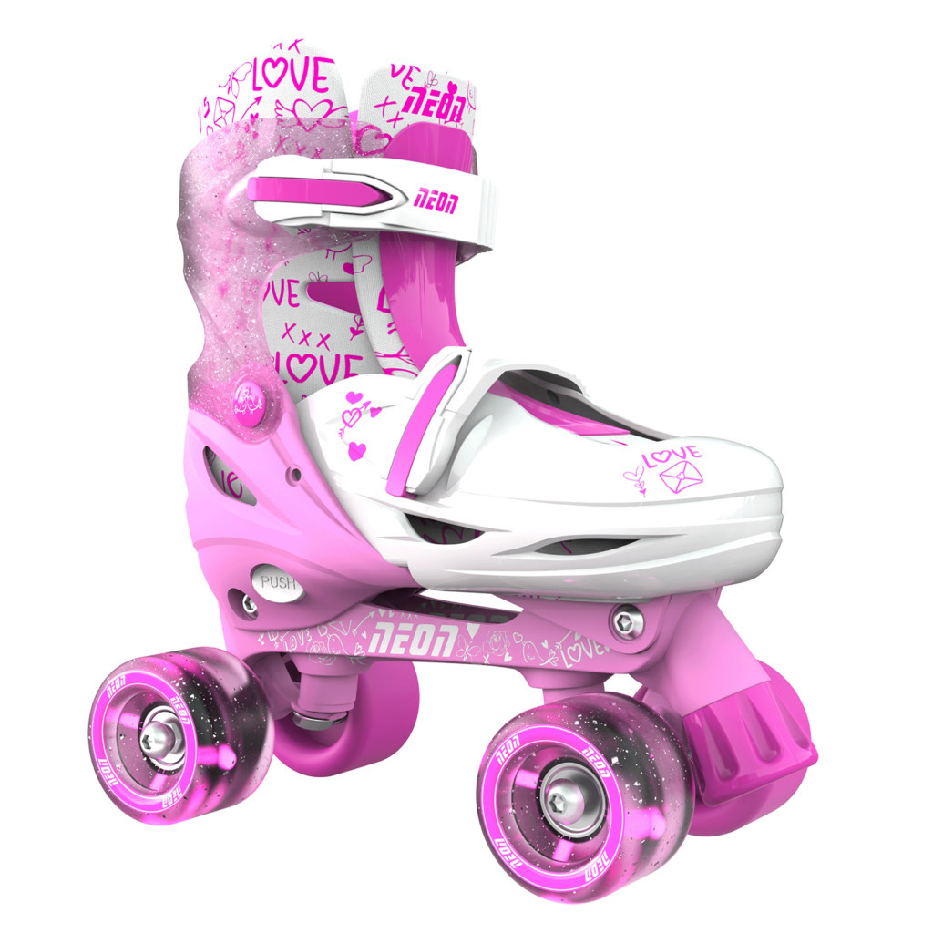 Роликові ковзани Neon Сombo Pink розмір 34-37 (NT10P4)