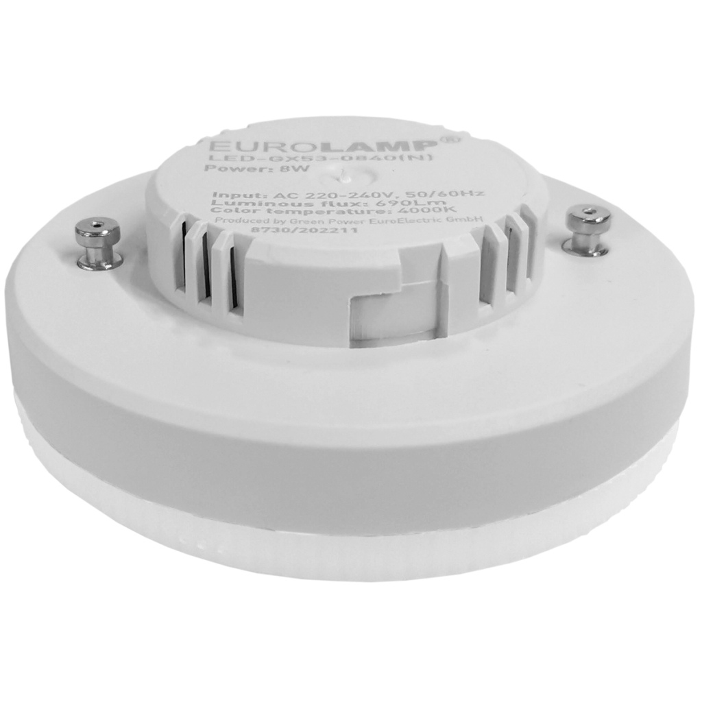 Лампочка Eurolamp LED GX53 12W 4000K (LED-GX53-1240(N))