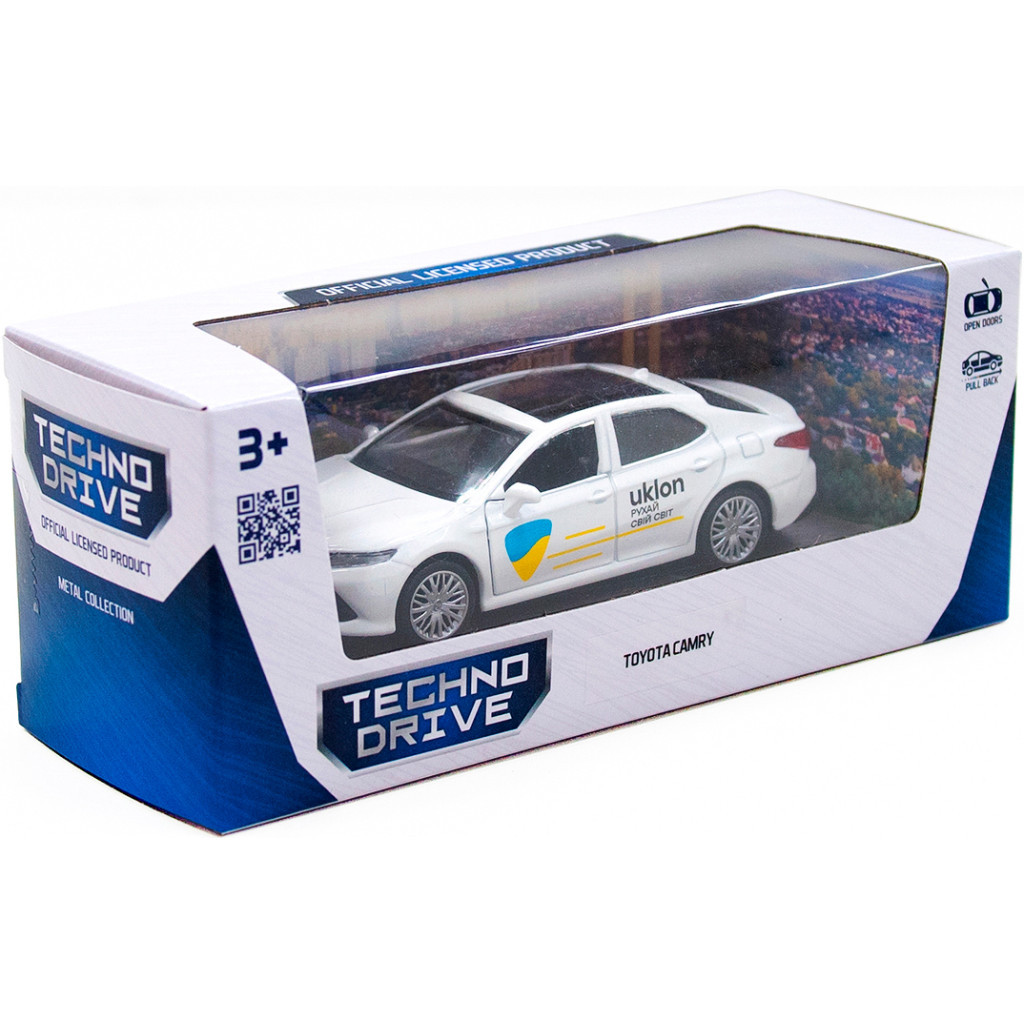 Машина TechnoDrive Toyota Camry Uklon (білий) (250291)