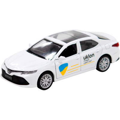 Масштабна модель автомобіля TechnoDrive Toyota Camry Uklon (білий) (250291)