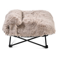 Bed for animals MISOKO&CO Pet bed 54x54x20 cm brown (HANYF109374-M-A1)