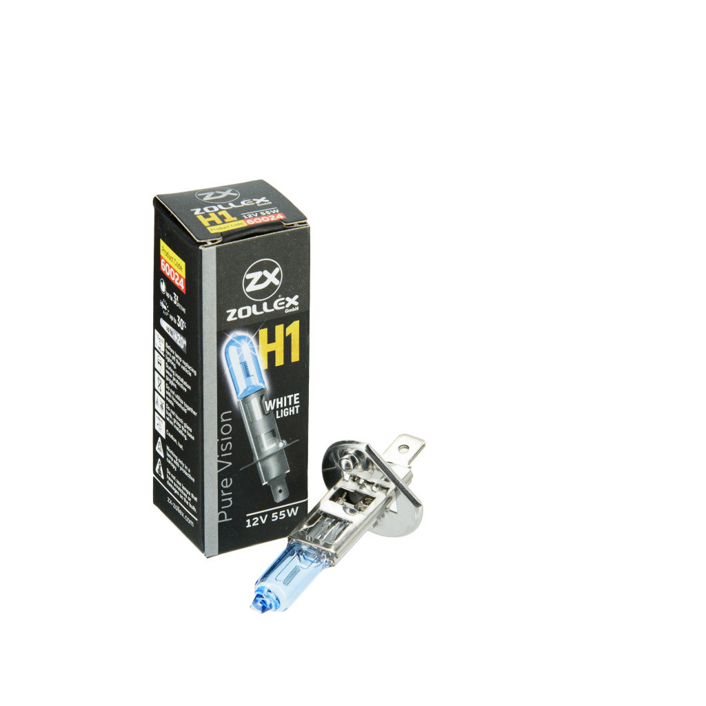 Автолампа Zollex H1 12V 55W Pure vision (2860024) Автолампа Zollex H1 12V 55W Pure vision (2860024)