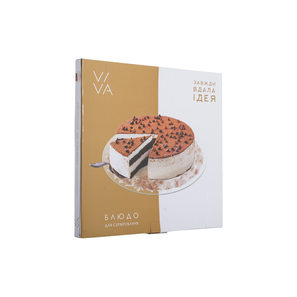 Тортівниця Viva Lace на нiжцi поворотна 30 см (S3012/2-D001)