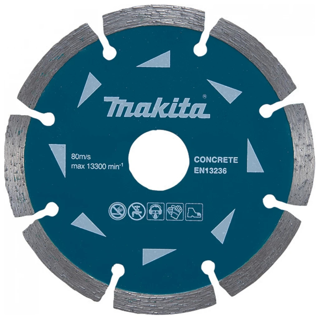 Круг відрізний Makita алмазний по бетону сегментний 230х22.23 мм (D-41610) Круг відрізний Makita алмазний по бетону сегментний 230х22.23 мм (D-41610)