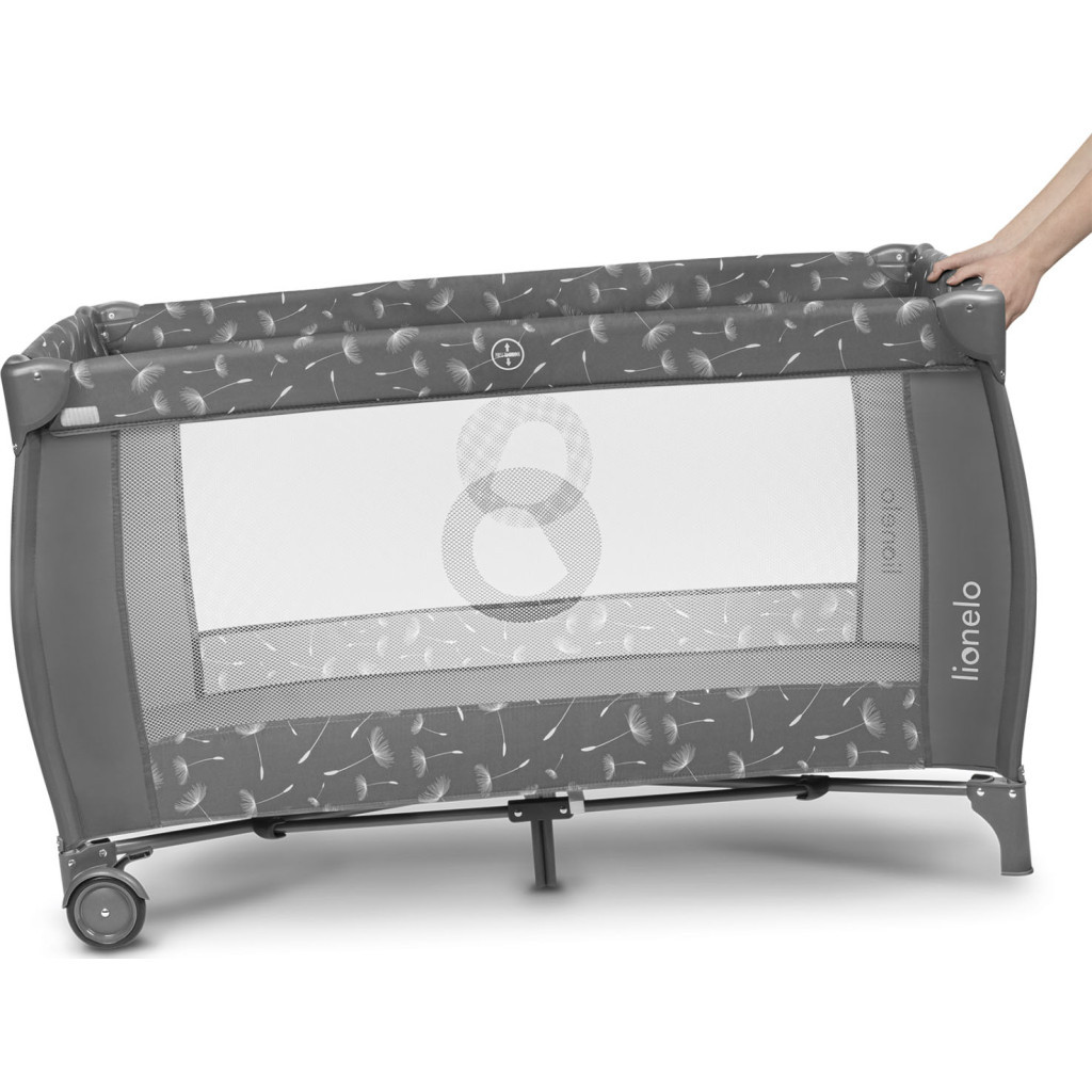 Дитячий манеж Lionelo Sven Plus Grey Concrete (LO-SVEN PLUS GREY CONCRETE)