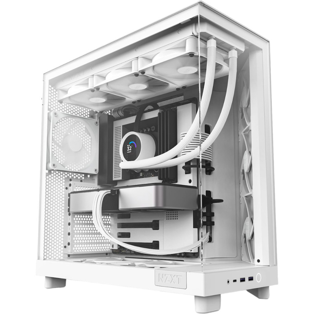 Корпус NZXT H6 Flow All white (CC-H61FW-01) Корпус NZXT H6 Flow All white (CC-H61FW-01)