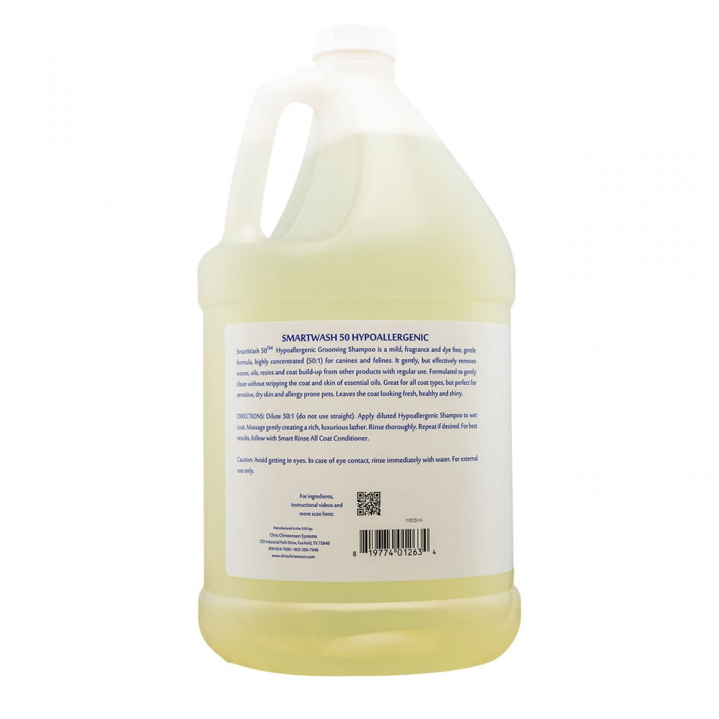 Шампунь для тварин Chris Christensen Smartwash 50 гіпоалергенний 3.8 л (819774012634) Шампунь для тварин Chris Christensen Smartwash 50 гіпоалергенний 3.8 л (819774012634)
