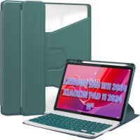 Чохол до планшета BeCover Keyboard 360° Rotatable Lenovo Tab M11 (2024) TB-TB330FU/Xiaoxin Pad 11 (2024) 11" Dark Green (711076)