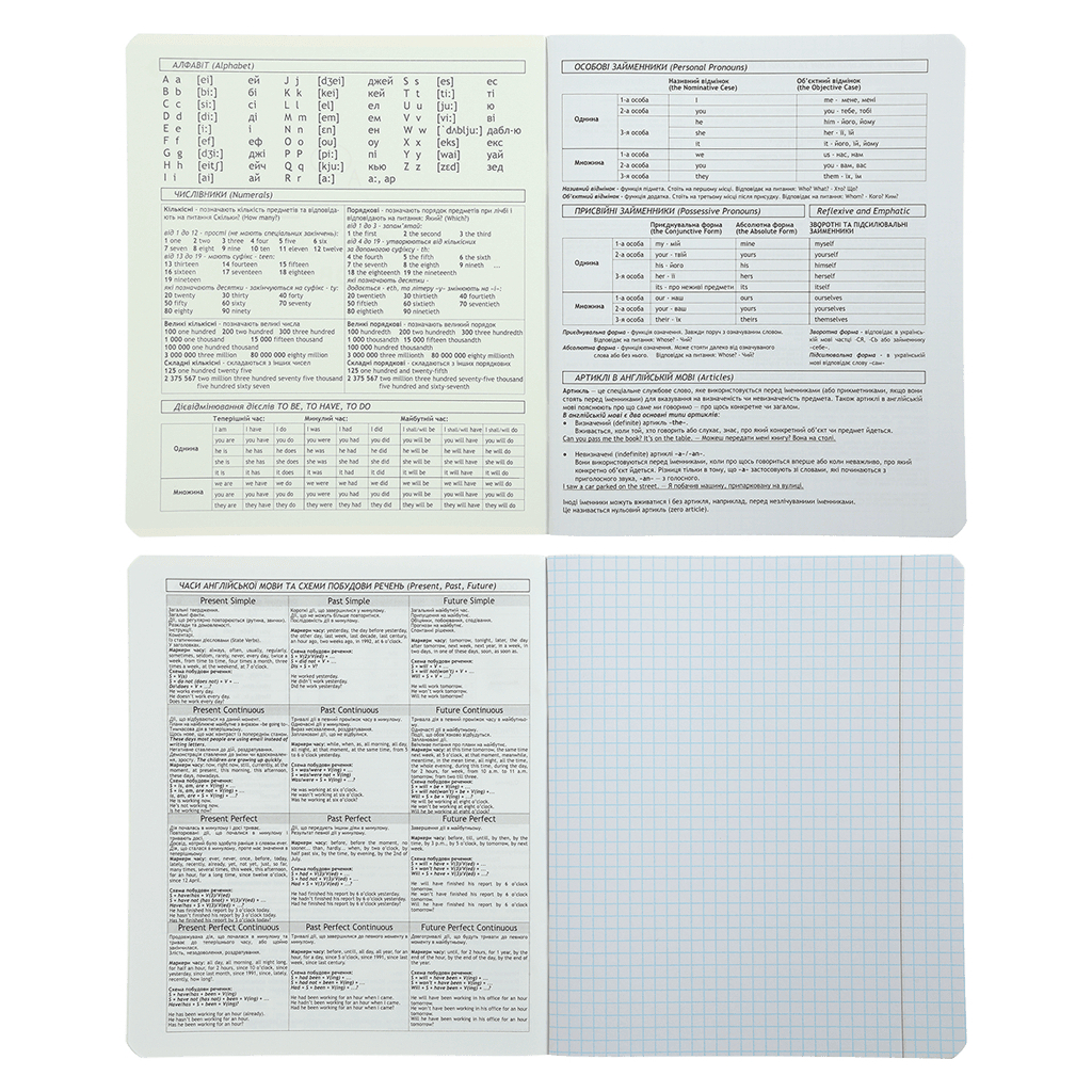 Зошит ZiBi предметний PASTEL 48 аркушів клітинка, англійська мова (ZB.1701-17) Зошит ZiBi предметний PASTEL 48 аркушів клітинка, англійська мова (ZB.1701-17)