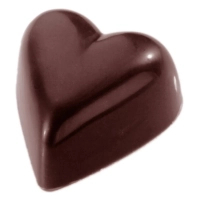 Chocolate mold Chocolate World Heart 33x31x15 mm 11 g (1417 CW)