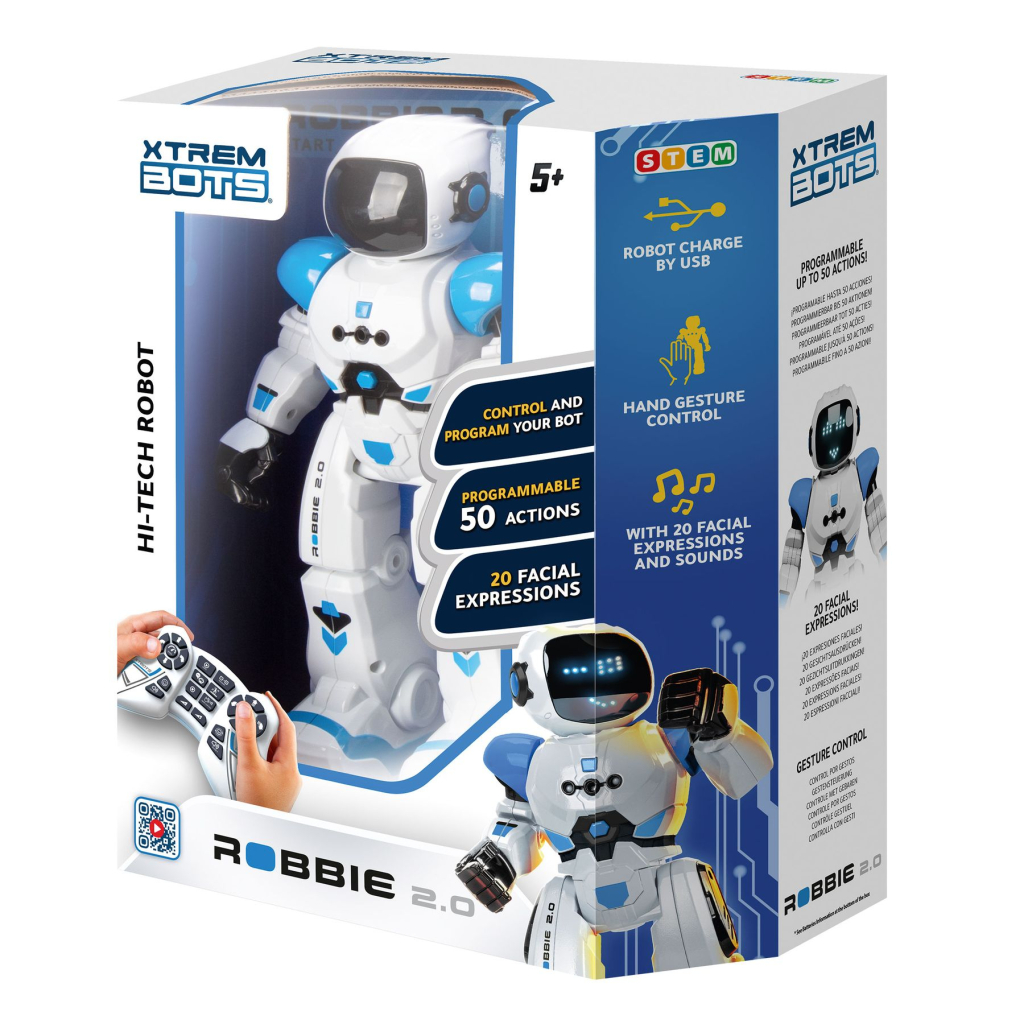 Інтерактивна іграшка BlueRocket Робот Роббі 2.0 Stem (XT3803272)