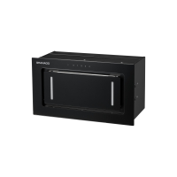 Kitchen hood GRANADO Palamos 1614-1200 black glass (GCH476411)