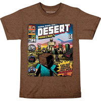 Футболка Jinx Minecraft Tales from the Desert Brown Youth S (JINX-7342S)
