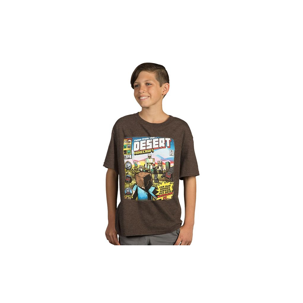 Футболка Jinx Minecraft Tales from the Desert Brown Youth S (JINX-7342S)