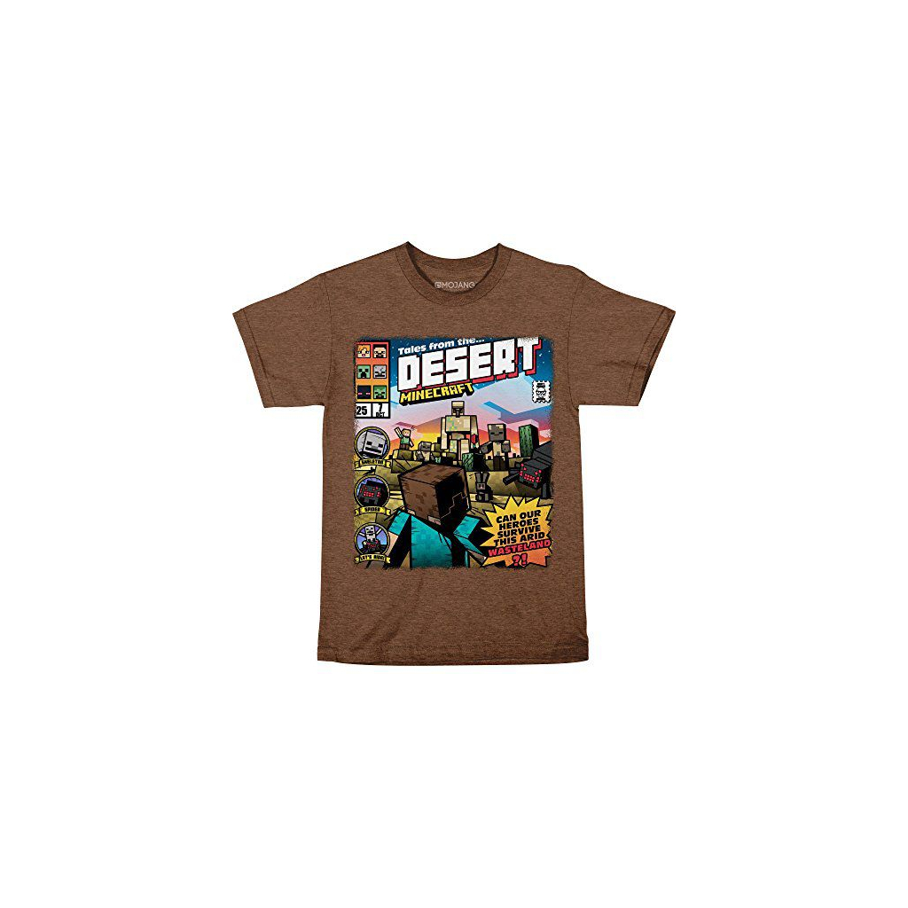 Футболка Jinx Minecraft Tales from the Desert Brown Youth S (JINX-7342S)