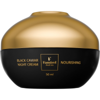 Face cream Famirel Black Caviar Nourishing Night Cream Nourishing with black caviar extract 50 ml (7290114086394)