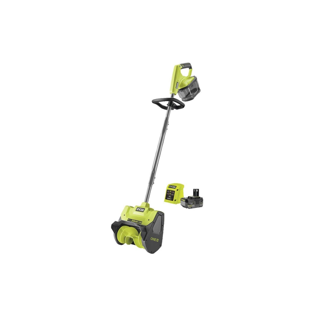 Снігоприбирач Ryobi ONE+ RY18ST25A-140, 18V, 4Ah, ширина 25см, викид 6м, глибина 15см (5133006235)
