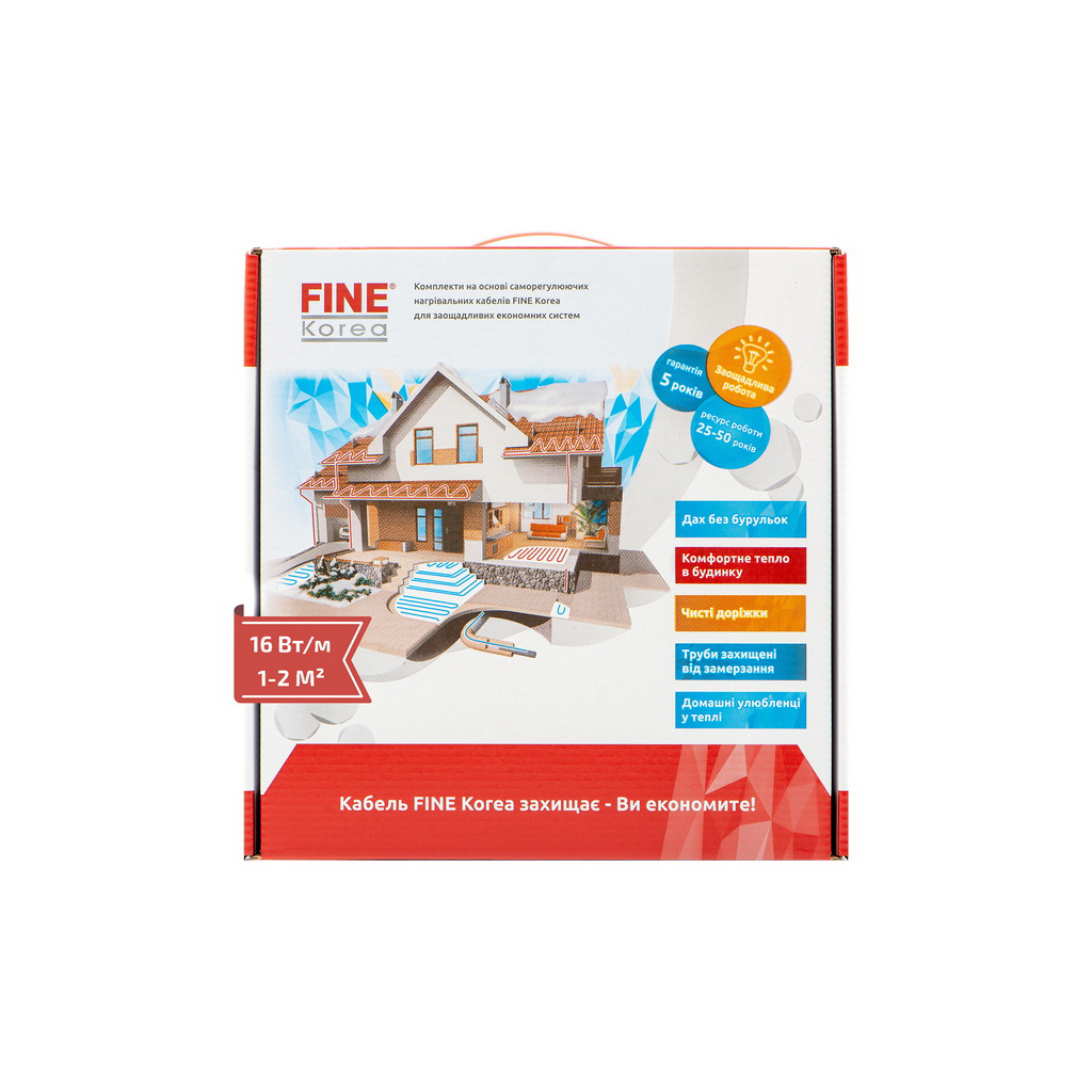 Тепла підлога FINE KOREA FL 16-2